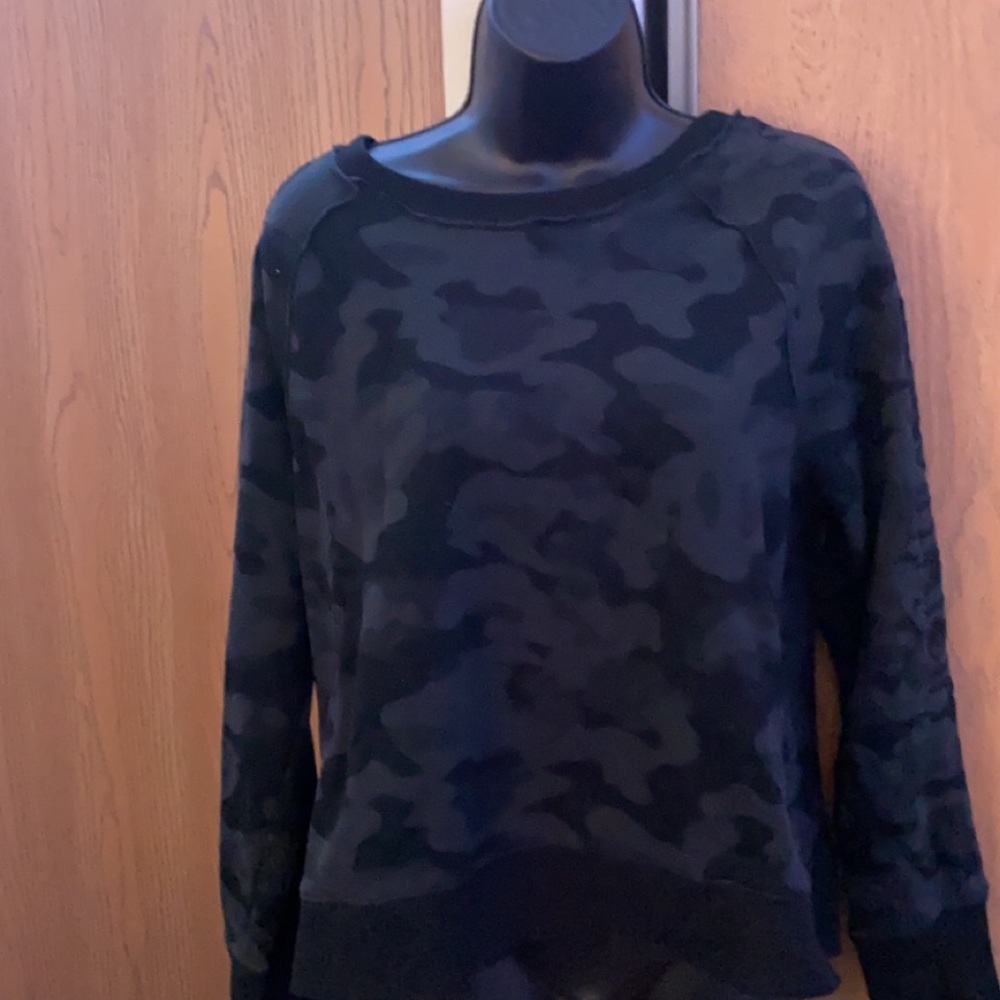 Calvin Klein Performance Dark Army Print Sweatshirt